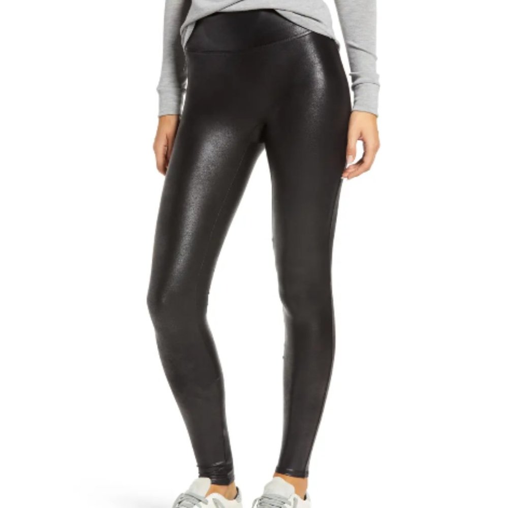 NWT SPANX Faux Leather Leggings